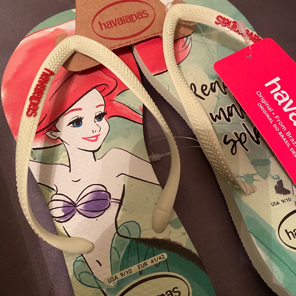 Havaianas - Little Mermaid Flip Flops